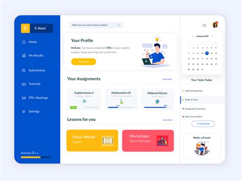 Student Web Account Module .